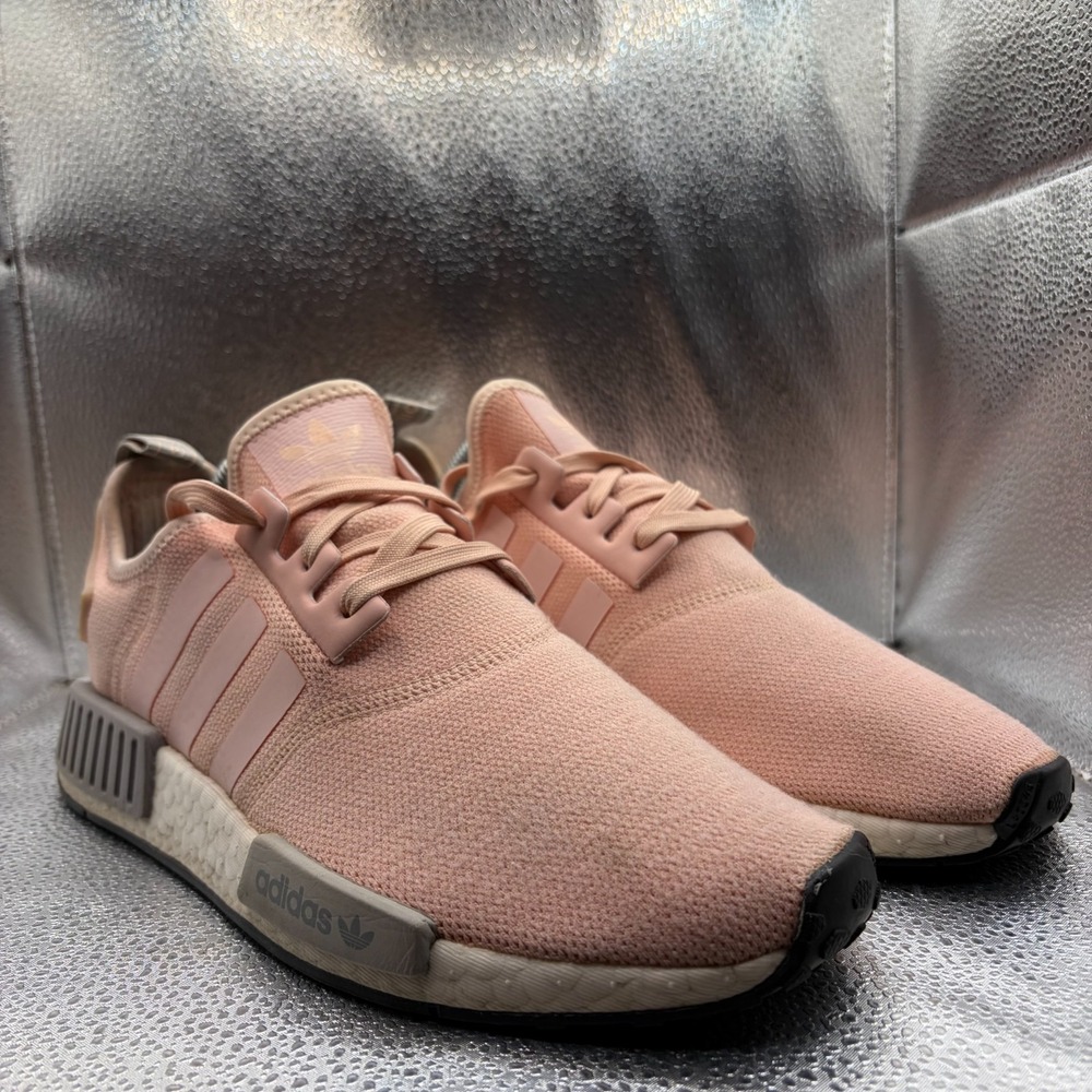 Size 9.5 Adidas NMD_R1 Vapour Pink Womens Lace-Up Comfort Running Shoes BY3059